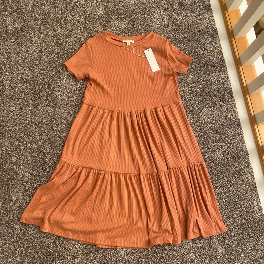 LIGHT PINK t-shirt dress